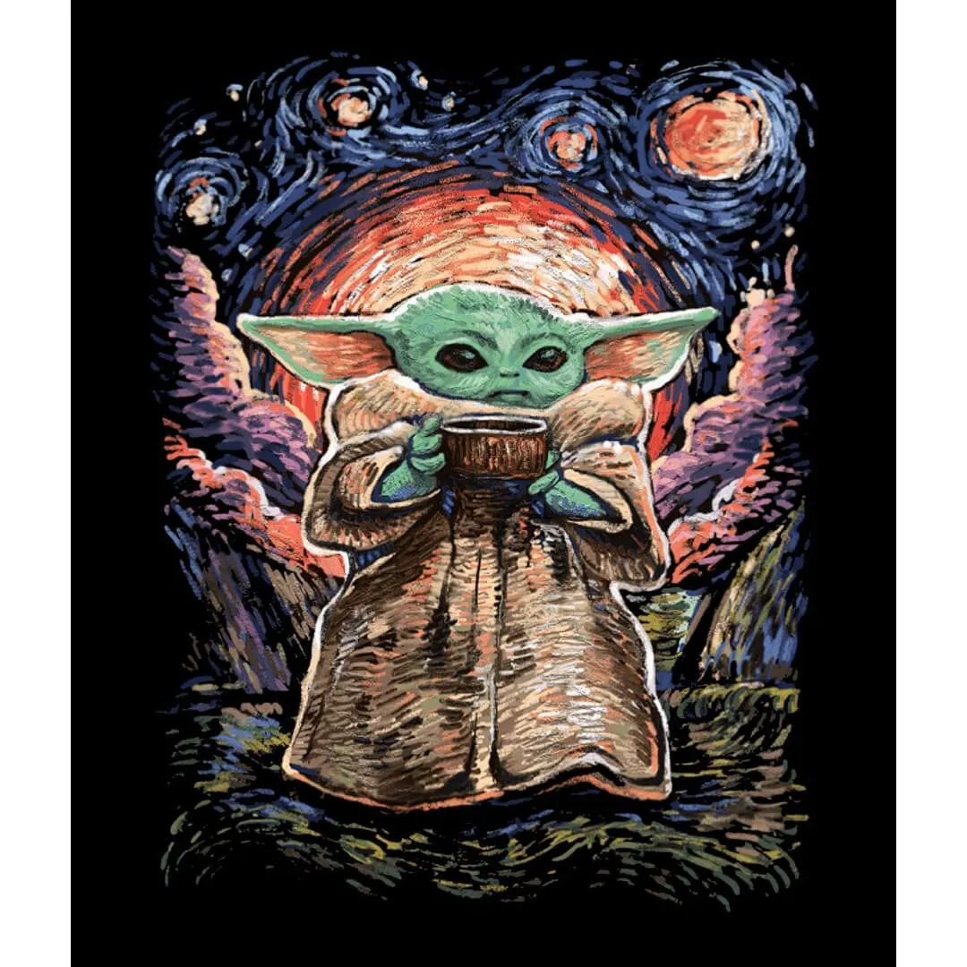 Star Wars The Mandalorian Impressionist Grogu T-Shirt