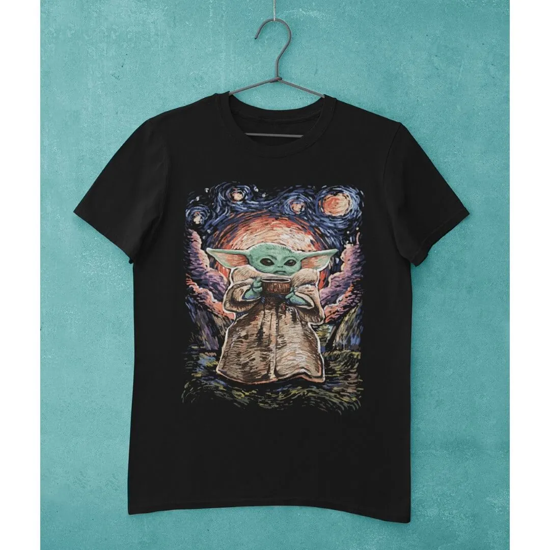 Star Wars The Mandalorian Impressionist Grogu T-Shirt