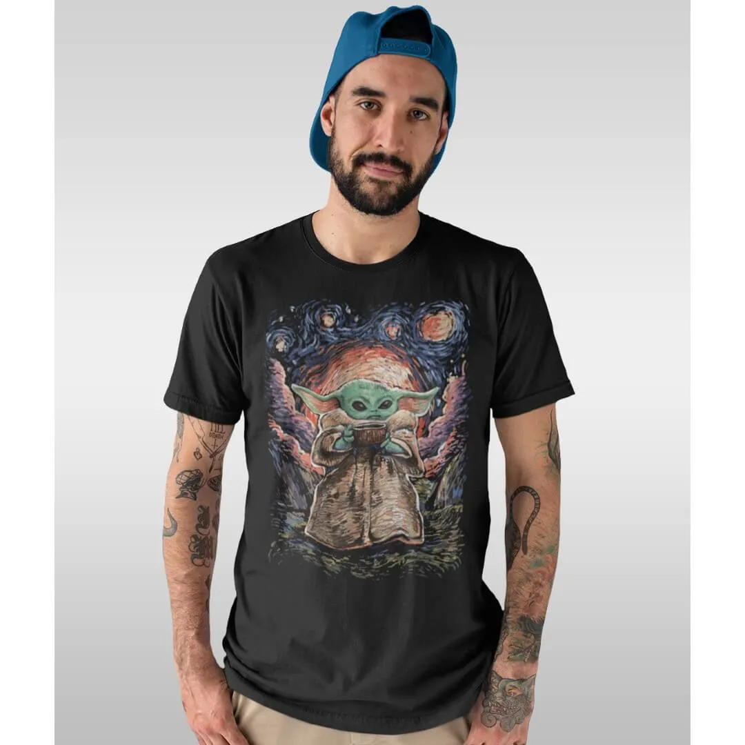 Star Wars The Mandalorian Impressionist Grogu T-Shirt