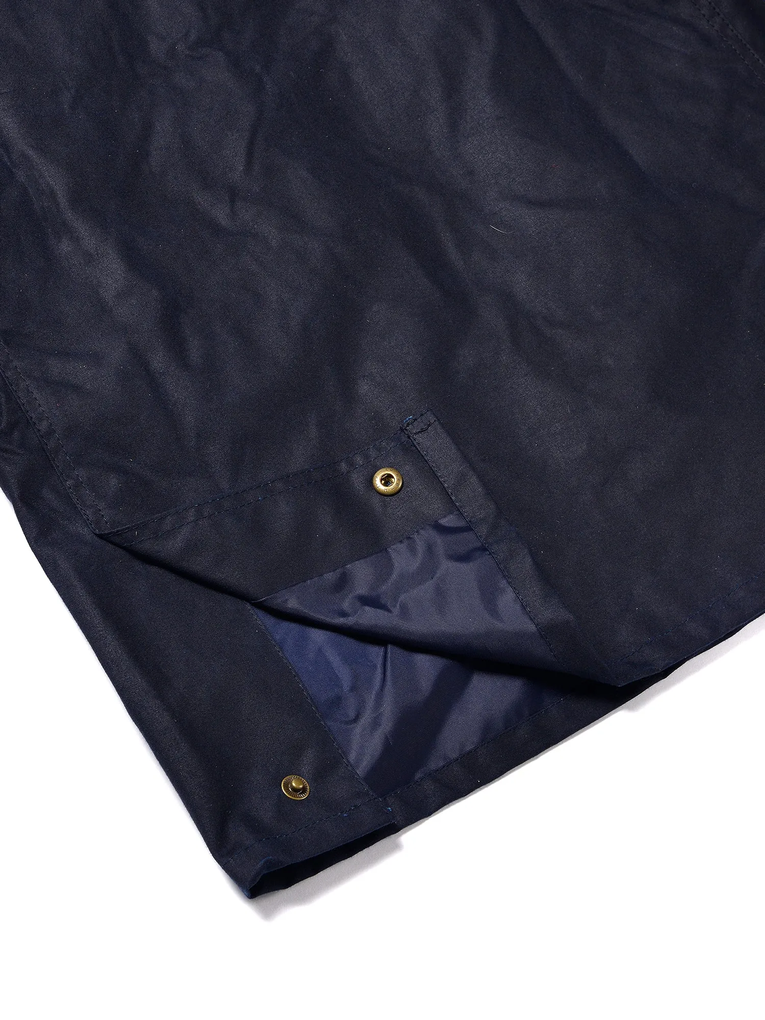 Women Acorn Wax Jacket_Navy