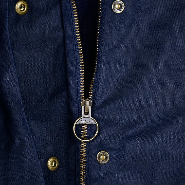 Women Acorn Wax Jacket_Navy