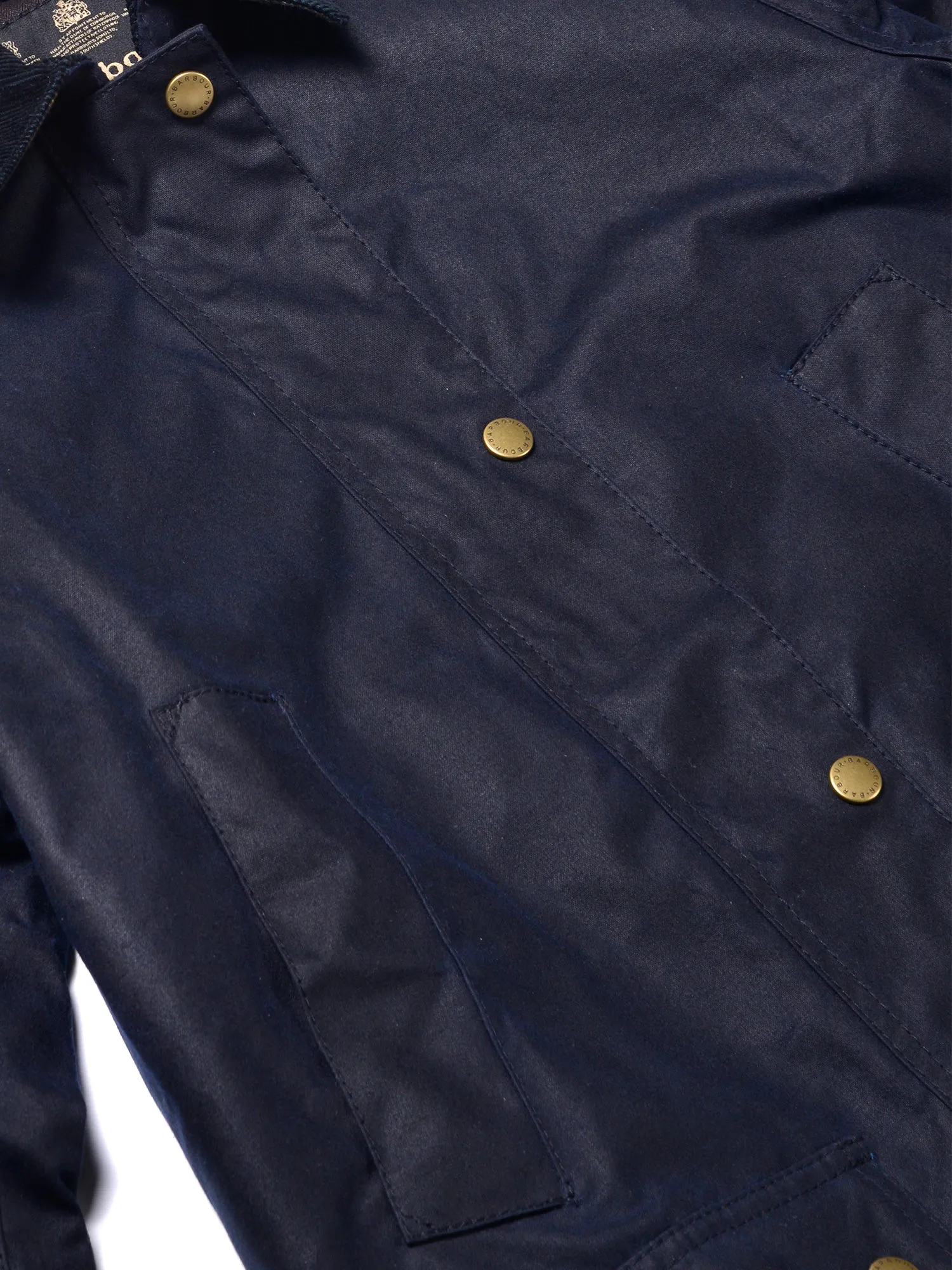 Women Acorn Wax Jacket_Navy