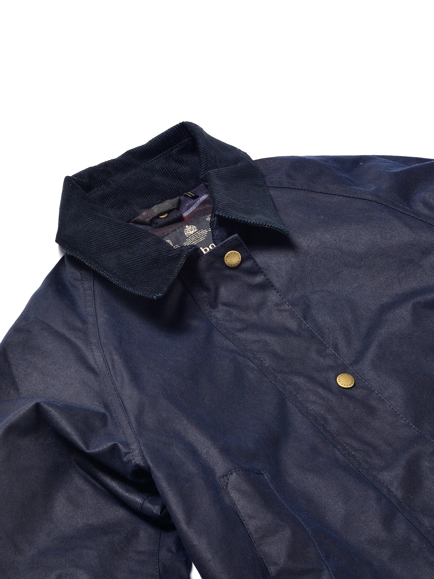 Women Acorn Wax Jacket_Navy