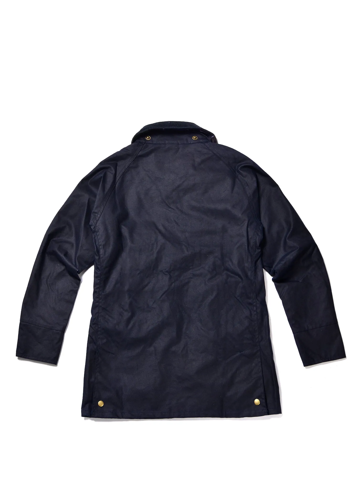 Women Acorn Wax Jacket_Navy